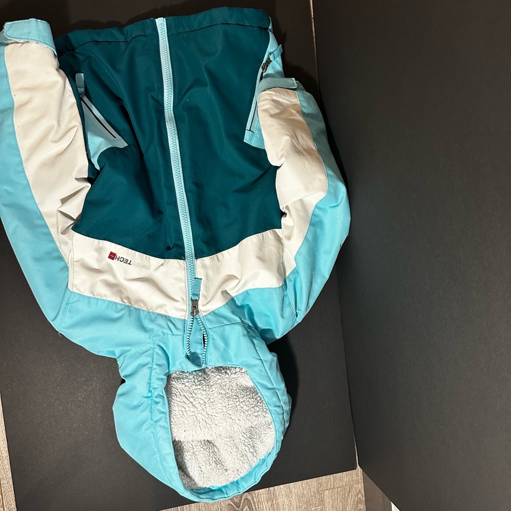 Swiss Tech Kids Teal and Light Blue Jacket